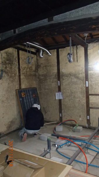 水回りの給水・排水配管は全て床下で可能です。