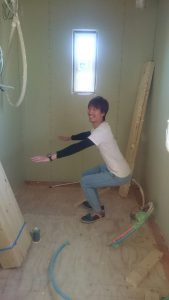 ここに浴槽があり湯船に浸かっている事を妄想しながら…