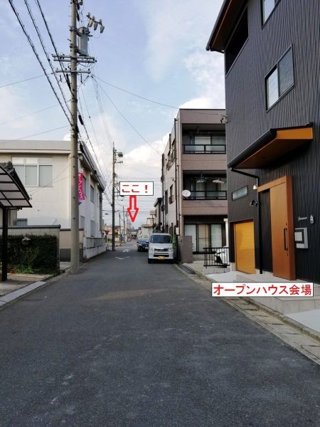 オープンハウス会場は、あの聚楽園の大仏様にも見られてました!