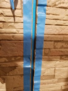 トイレも洗面も綺麗になり、どんどん完成が近づき、いよいよ外部塗装の準備です。