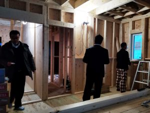 建築現場の風景。