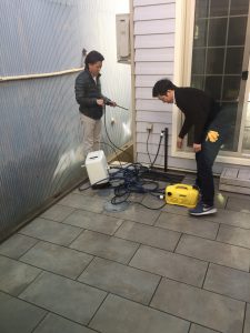 モデルハウスのお掃除