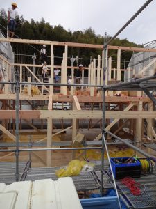 木造在来工法のお家です