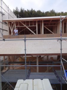 木造在来工法のお家です