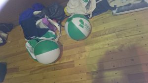 ビーチボールバレーの練習