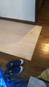 フロアー補修の一例