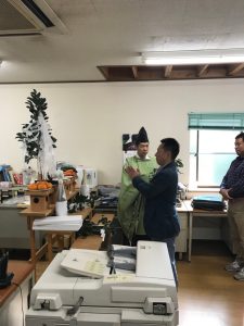 建物の解体お祓いをしました。