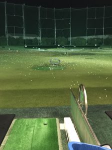 ゴルフの練習に行ってきました。