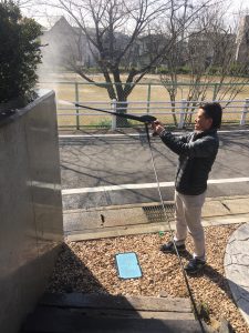 モデルハウスのお掃除