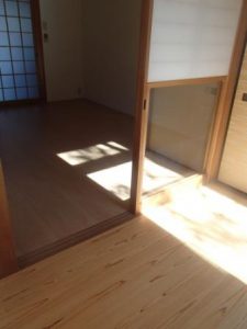 畳からフロアーへリフォーム
