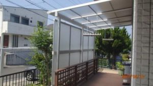 テラスの目隠し