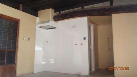 板敷天井をそのまま利用します