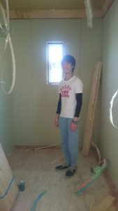 現場にて打合せ