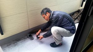 お宅に点検に伺いました