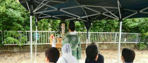 お客様の地鎮祭がありました