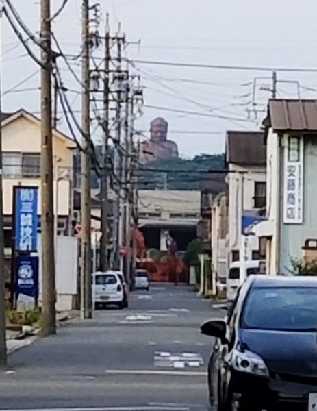 オープンハウス会場は、あの聚楽園の大仏様にも見られてました!