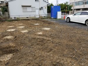 基礎工事着工です