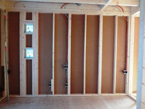 電気配線工事も着々と進み