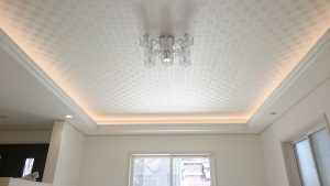 間接照明がシャンデリア