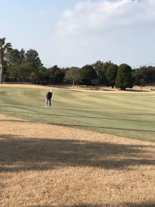 浜名湖にゴルフ