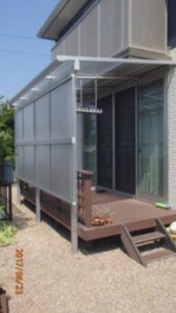 テラスの目隠し