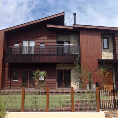 素材にこだわった家