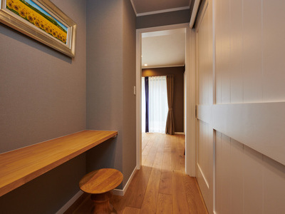 レンガの3階建ての家のサムネイル