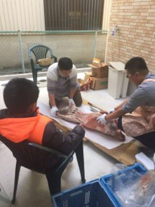 駐車場ライン引き