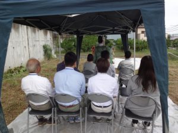 地鎮祭、地盤改良工事、上棟．．．。今週の出来事。